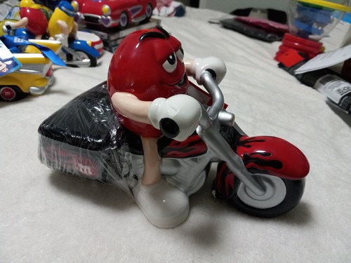 Vintage motorcycle rider - vintage, m&ms
